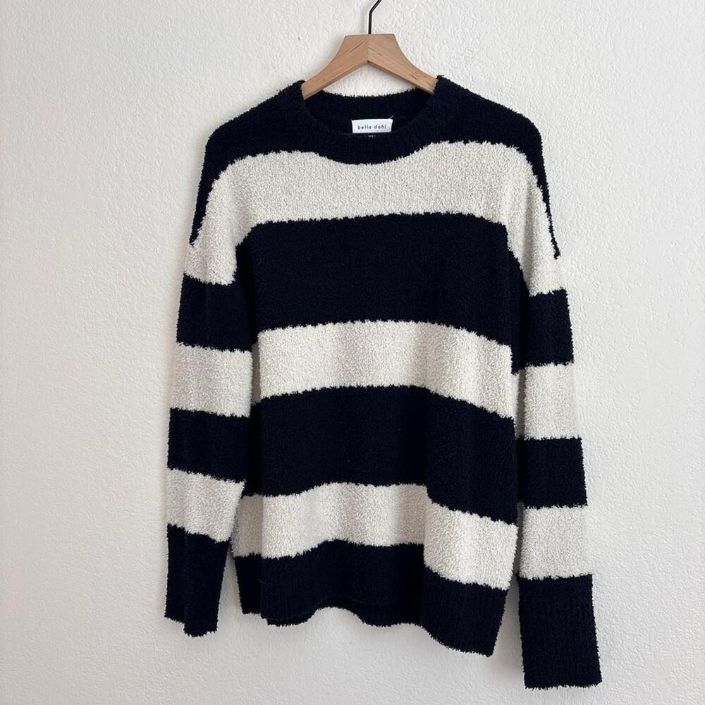 Bella Dahl Women's Black and Cream Jumper - Picture 5 of 5